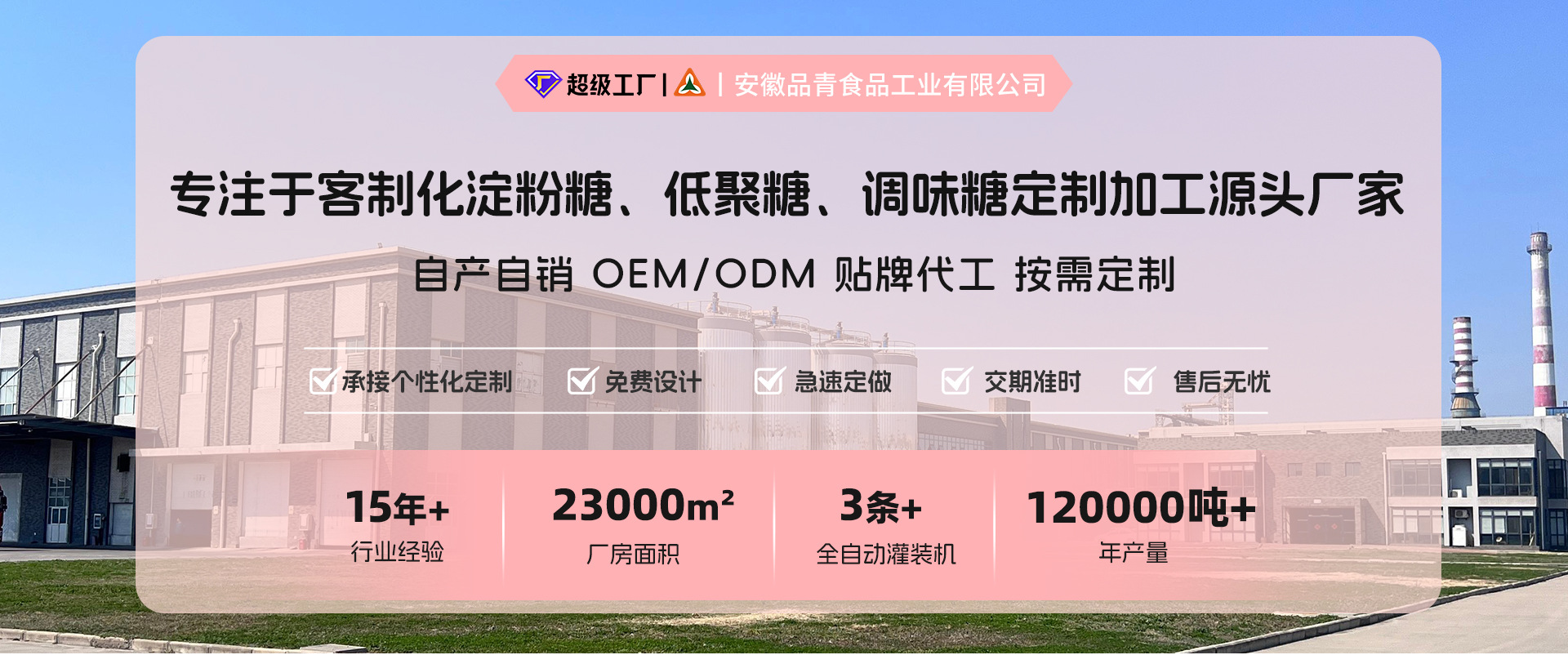 安徽品青食品工业有限公司 - 超级工厂实景